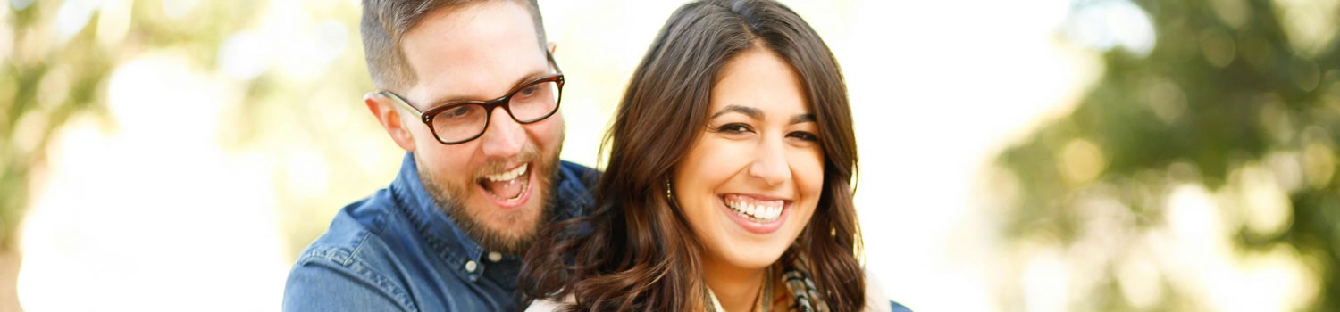 An image of a happy couple.